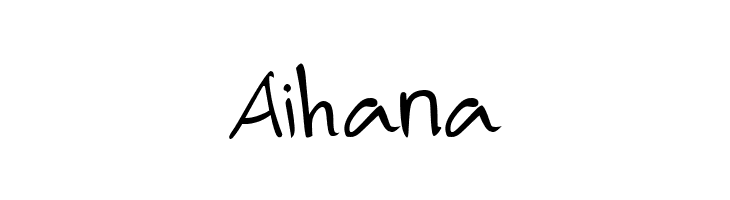 Aihana  免费字体下载