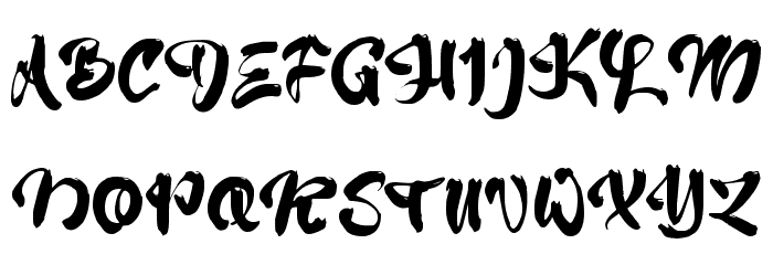Aihao Font LOWERCASE