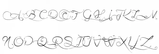 Ail et Fines Herbes Italic Fonte MAIÚSCULAS