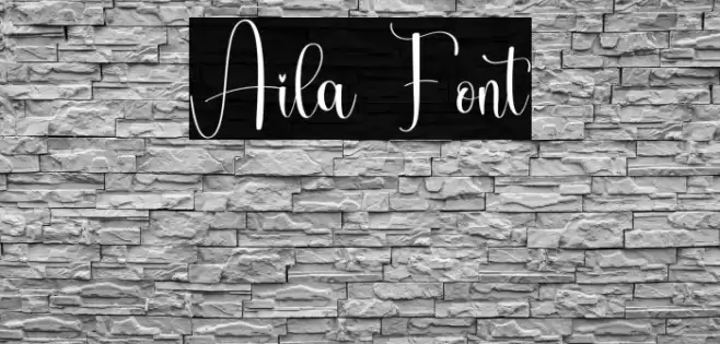 Aila Font examples