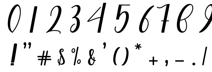 Ailand Font OTHER CHARS