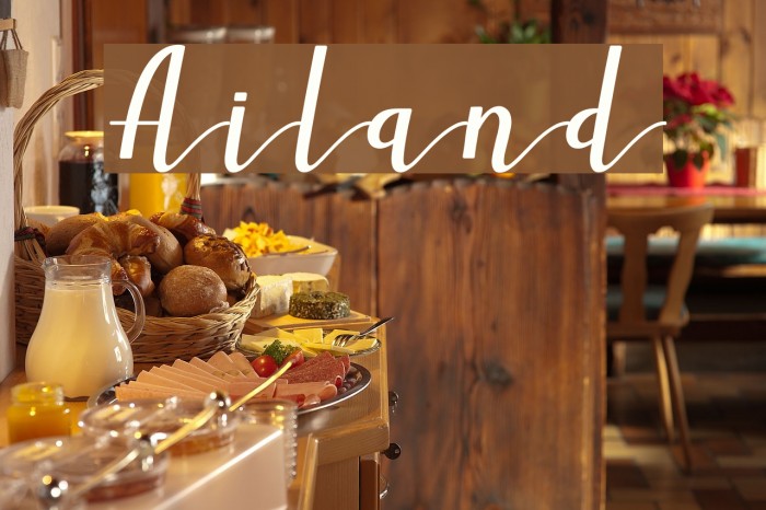 Ailand Font examples