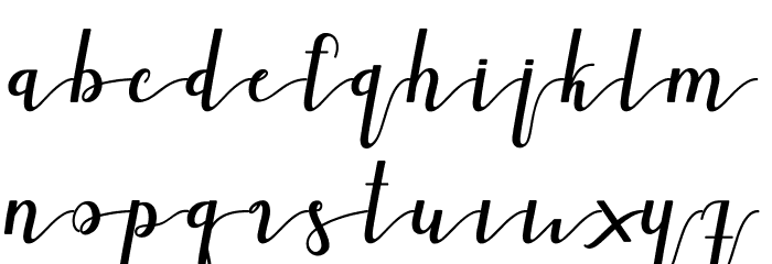 Ailand Font LOWERCASE