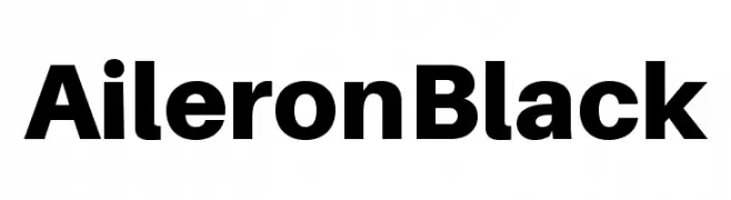 Aileron Black  font caratteri gratis