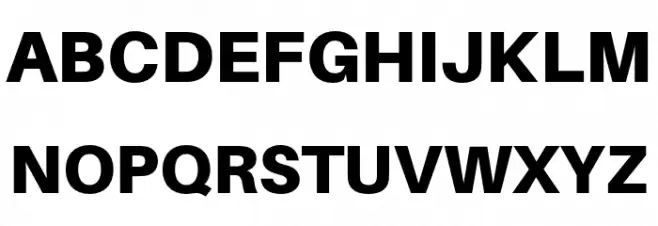Aileron Black Font Litere mari