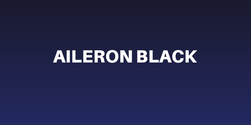 Aileron Black Social Header