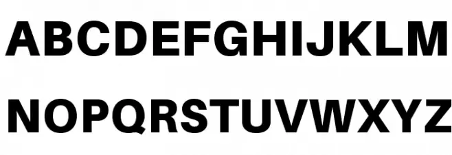 Aileron Black Schriftart Groß