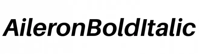 Aileron Bold Italic  baixar fontes gratis