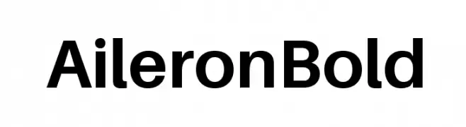 Aileron Bold  font caratteri gratis