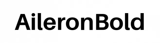 Aileron Bold  font caratteri gratis
