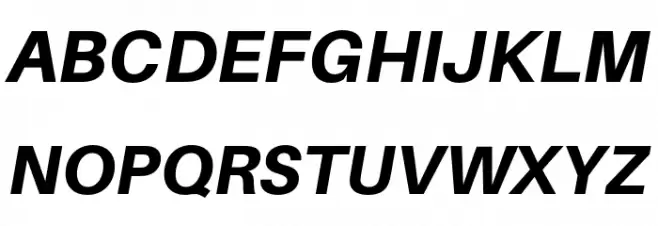 Aileron Heavy Italic 字体 大写