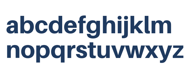 Aileron Heavy Lowercase