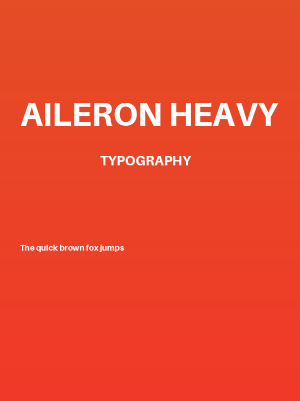 Aileron Heavy Poster