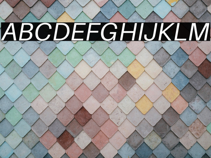 Aileron Italic Example 2