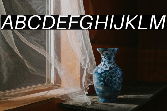 Aileron Italic Example 3