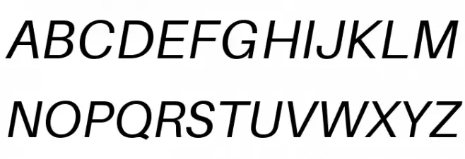 Aileron Italic Шрифта ВЕРХНИЙ