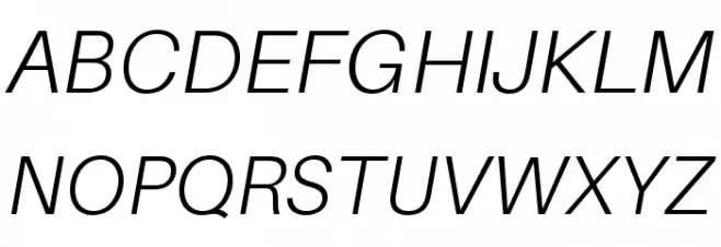 Aileron Light Italic Polices MAJUSCULES