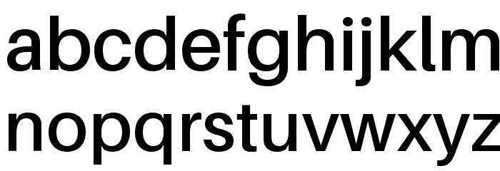 Aileron SemiBold Font LOWERCASE