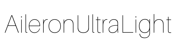 Aileron UltraLight  Free Fonts Download