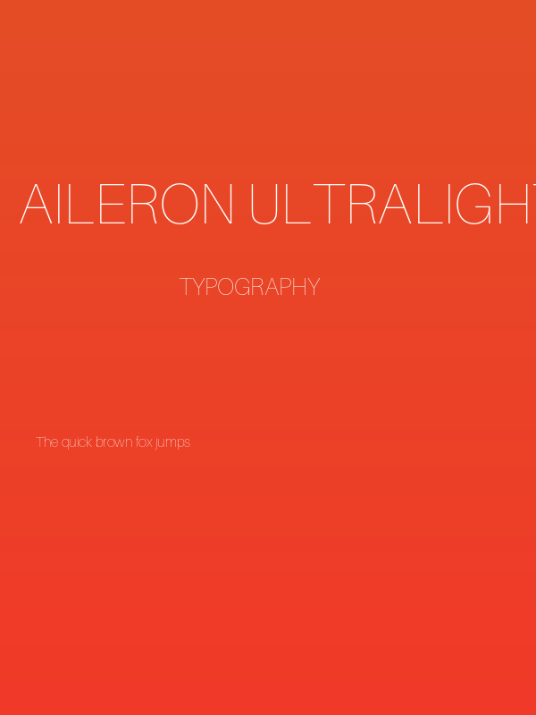 Aileron UltraLight Poster