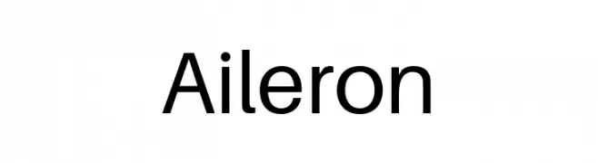 Aileron  Frei Schriftart Herunterladen