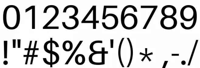 Aileron Font OTHER CHARS