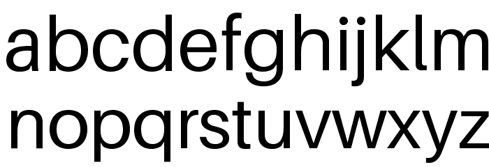 Aileron Font LOWERCASE