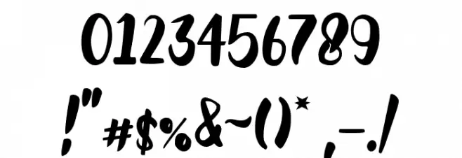 Aillanettia Font OTHER CHARS