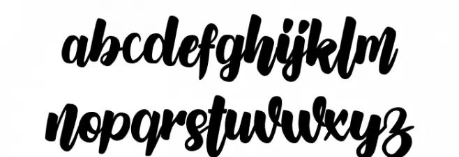 Aillanettia फ़ॉन्ट लोअरकेस