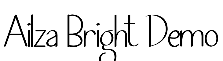 Ailza Bright Demo  Free Fonts Download