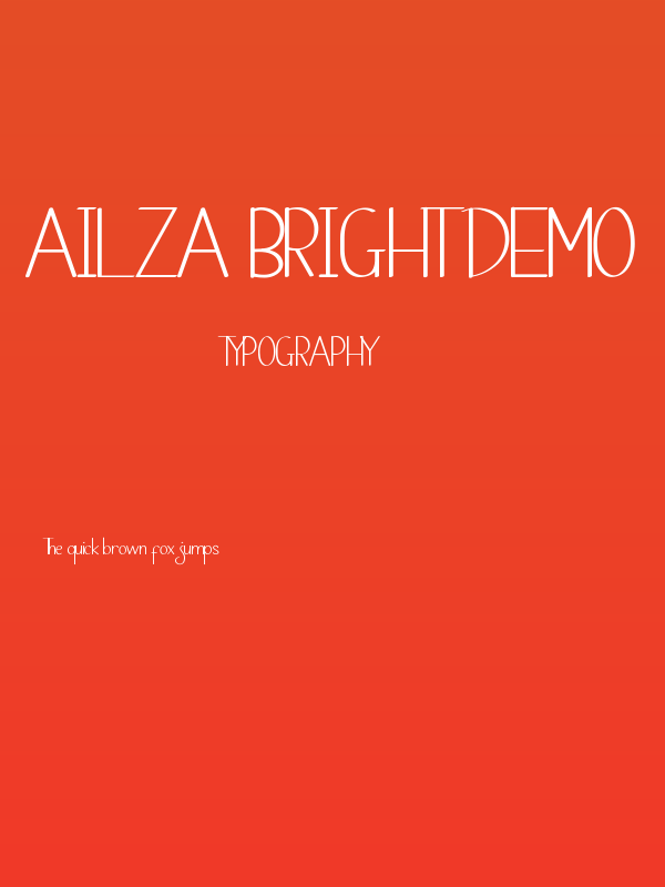 Ailza Bright Demo Poster