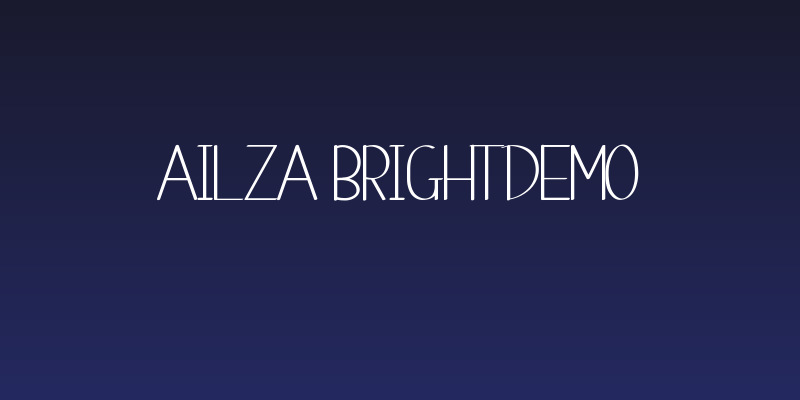 Ailza Bright Demo Social Header