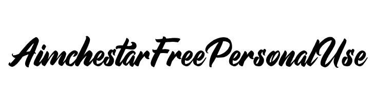 AimchestarFreePersonalUse  Fuentes Gratis Descargar