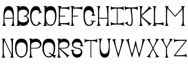 Aimless 101 Schriftart Groß