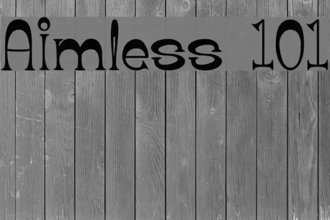 Aimless 101 Example 3