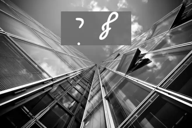 Ain Yiddishe Font Cursiv Font examples