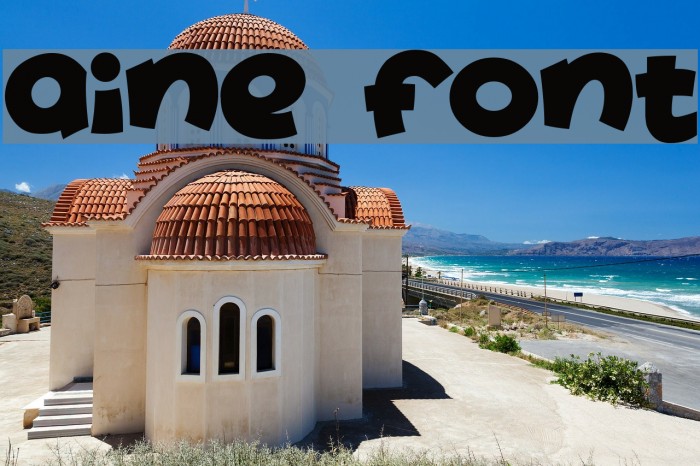 Aine Font examples