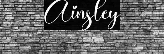 Ainsley Font examples