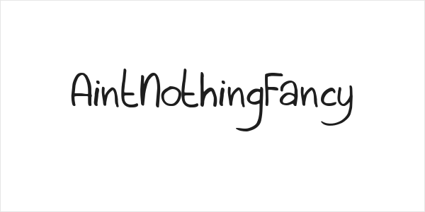 AintNothingFancy Logo