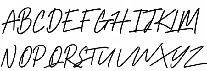 Aintonio Schriftart Groß