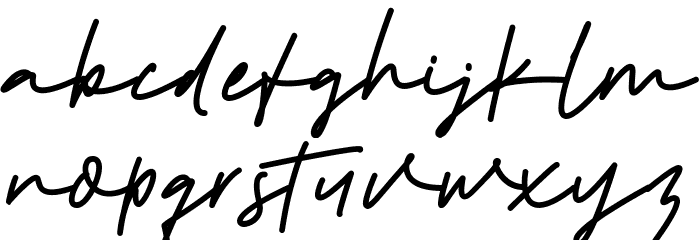 Aintonio Font LOWERCASE