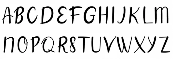 Aintya Beauty Schriftart Groß