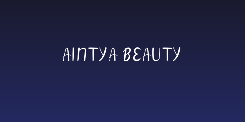 Aintya Beauty Social Header
