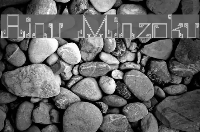 Ainu Minzoku Font examples