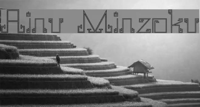 Ainu Minzoku Font examples
