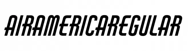 Air America Regular  font caratteri gratis