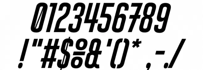 Air America Regular Font OTHER CHARS