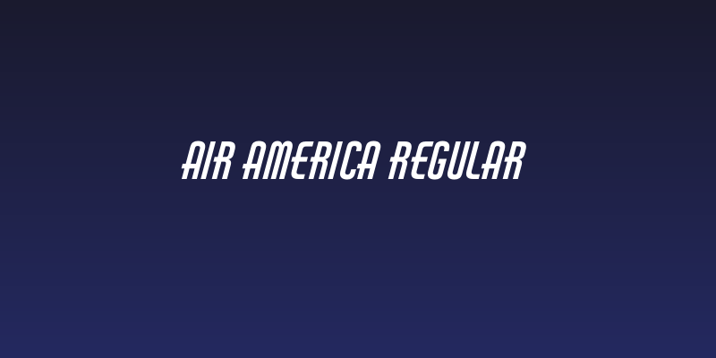Air America Regular Social Header