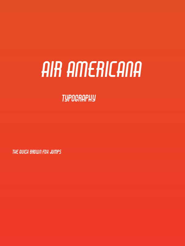 Air Americana Poster