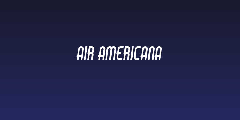 Air Americana Social Header